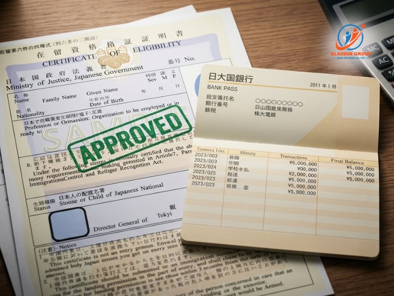 Tìm hiểu chi tiết các điều kiện tài chính du học Nhật Bản về sổ tiết kiệm và người bảo lãnh để đảm bảo hồ sơ đỗ COE tuyệt đối.