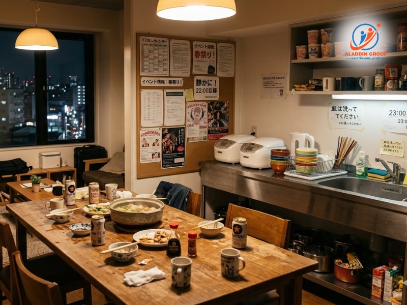 Chuyên gia giáo dục đang tư vấn cho du học sinh và phụ huynh định hướng xem ký túc xá Tokyo World có tốt không dựa trên năng lực thích nghi.